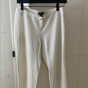 XS Eileen Fisher Cream Textured (stretch) Pants